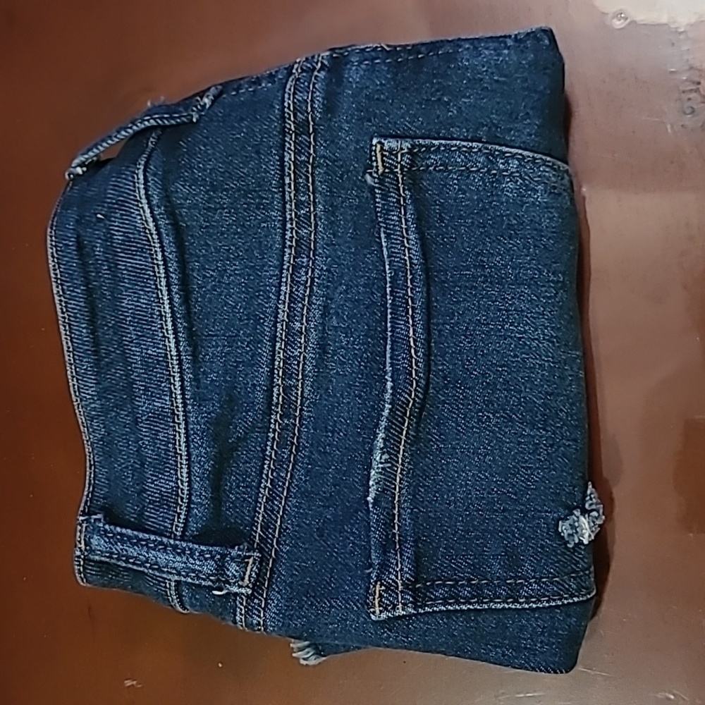 SO Brand Stretch Denim Distressed Shorts High Rise Shortie 5/27 - Picture 9 of 9